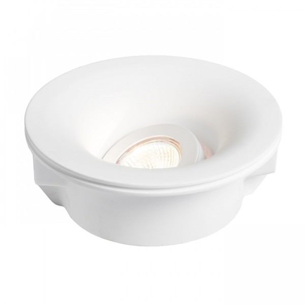 DINGO S Ugradbena gipsana svjetiljka podesiva gips 12V GU5,3 25°/120°