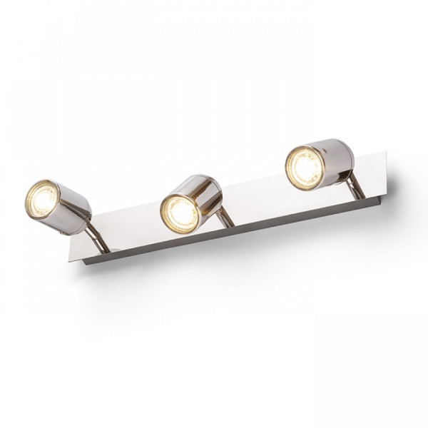 DUBLIN I montažni krom LED reflektor 230V GU10 3x9W IP44