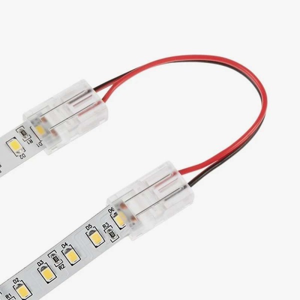 Dvostrani konektor sa žicom za SMD LED trake 8 mm