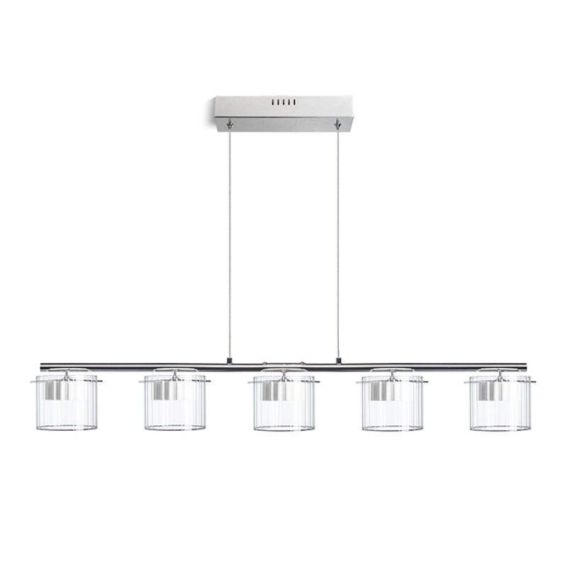 Estra V visilica kristalno staklo 230V LED 5x5W 3000K