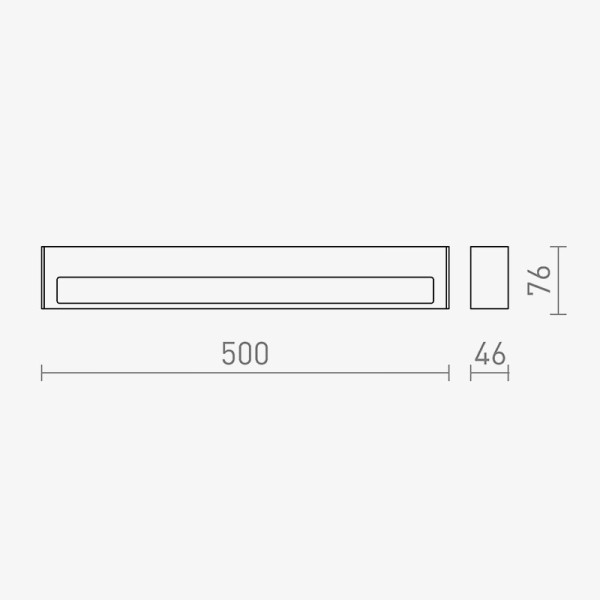 Fasadna svjetiljka Aster 50 dvostrano osvjetljenje 2x10W