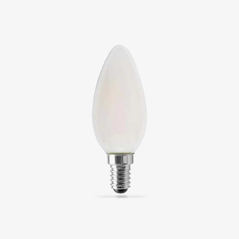 Filament LED žarulja E14 4.5W C35 mliječno staklo