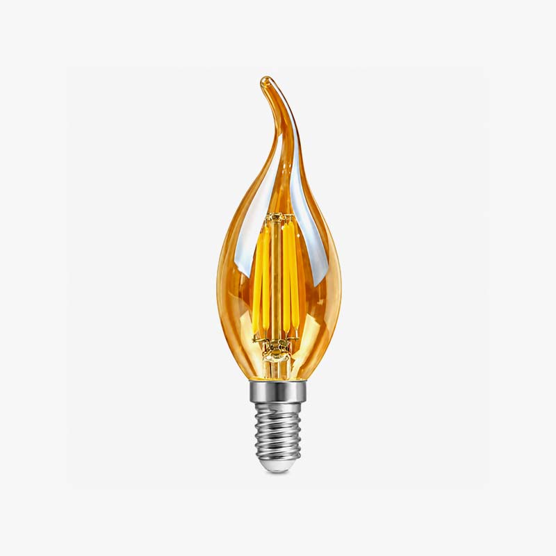 Filament LED žarulja E14 4W T35 Zlatno staklo 2200K