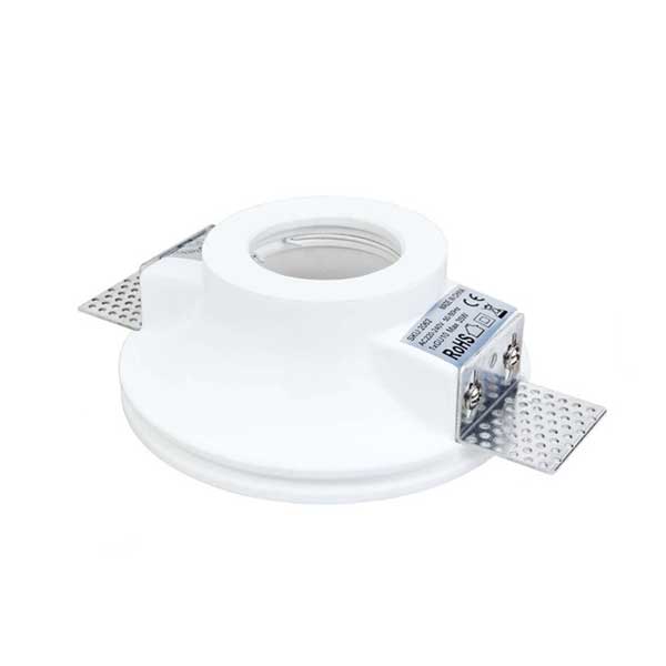 Gipsana okrugla ugradna armatura za GU10 žarulje Ugradbene gipsane armature OT2062 - iDEAL LED | Led žarulje - LED rasvjeta iDEAL LED | Led žarulje - LED rasvjeta Gipsana okrugla ugradna armatura za GU10 žarulje