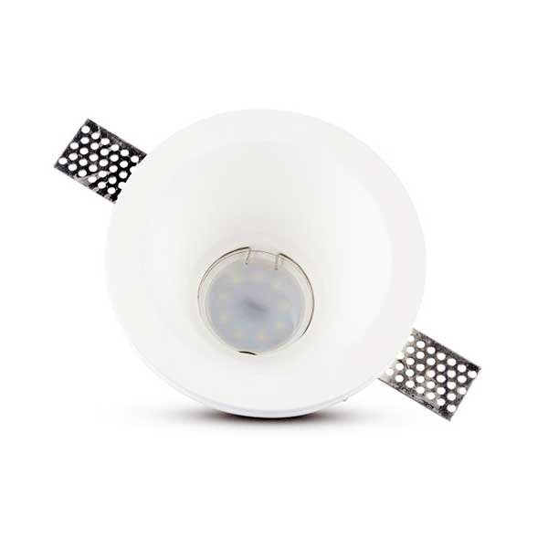Gipsana okrugla ugradna armatura za GU10 žarulje Ugradbene gipsane armature OT2062 - iDEAL LED | Led žarulje - LED rasvjeta iDEAL LED | Led žarulje - LED rasvjeta Gipsana okrugla ugradna armatura za GU10 žarulje