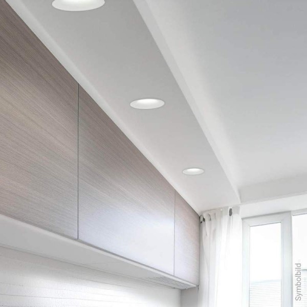 Gipsana okrugla ugradna armatura za GU10 žarulje Ugradbene gipsane armature OT2062 - iDEAL LED | Led žarulje - LED rasvjeta iDEAL LED | Led žarulje - LED rasvjeta Gipsana okrugla ugradna armatura za GU10 žarulje
