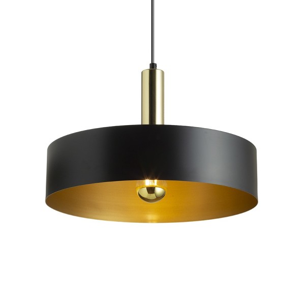 GIULIA 40 Visilica od lakiranog metala s tekstilnim kabelom 230V E27 LED unutarnja rasvjeta R13912 - iDEAL LED | Led žarulje - LED rasvjeta iDEAL LED | Led žarulje - LED rasvjeta GIULIA 40 Visilica od lakiranog metala s tekstilnim kabelom 230V E27