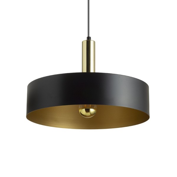 GIULIA 40 Visilica od lakiranog metala s tekstilnim kabelom 230V E27 LED unutarnja rasvjeta R13912 - iDEAL LED | Led žarulje - LED rasvjeta iDEAL LED | Led žarulje - LED rasvjeta GIULIA 40 Visilica od lakiranog metala s tekstilnim kabelom 230V E27