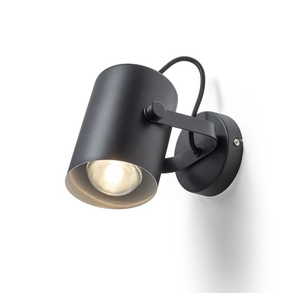 HAREN LED  zakretni zidni reflektor bakar/crna 230V E27