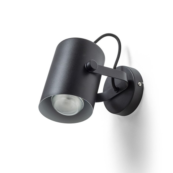 HAREN LED  zakretni zidni reflektor bakar/crna 230V E27