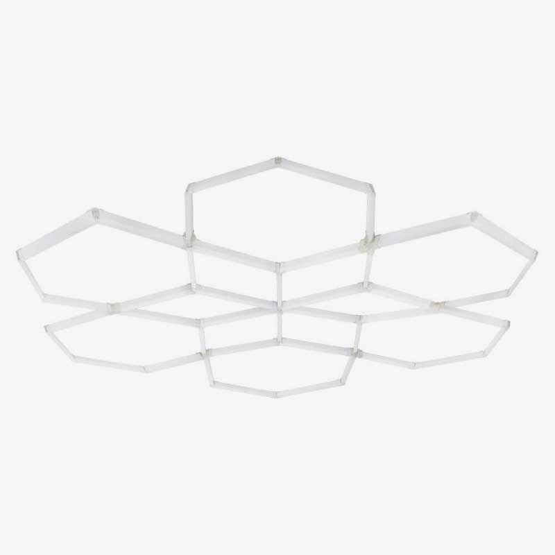 Heksagonalna modularna LED svjetiljka 294W - Geometrijski raspored