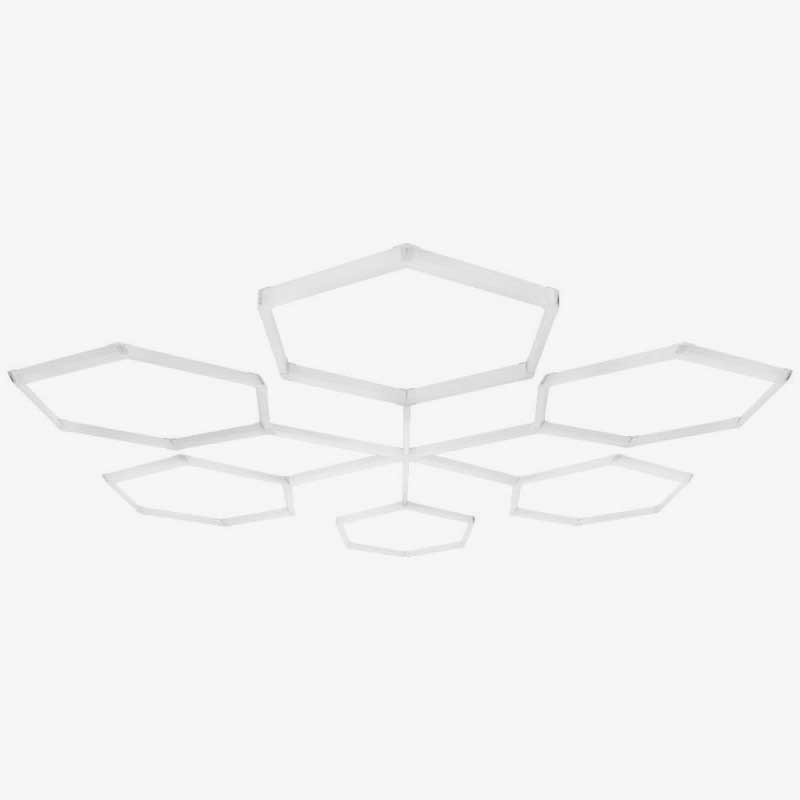 Heksagonalna modularna LED svjetiljka 306W - Geometrijski raspored