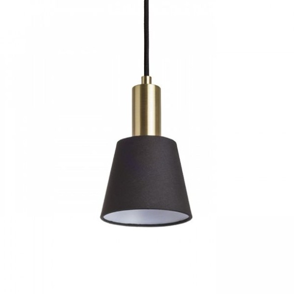 Icar20 LED visilica crna/zlatna 230V E27 15W