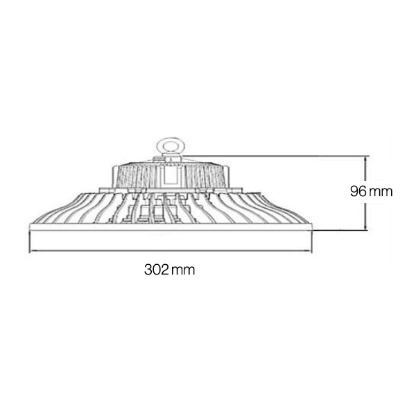 Industrijska LED rasvjeta 150W 5500K IP65 15 000 lm