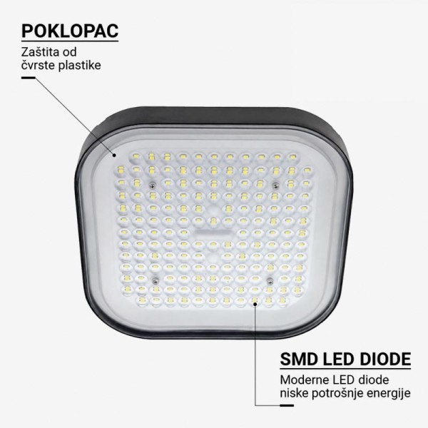 Industrijska ovjesna LED svjetiljka HIGH BAY 200W 20 000 lm 90° IP65