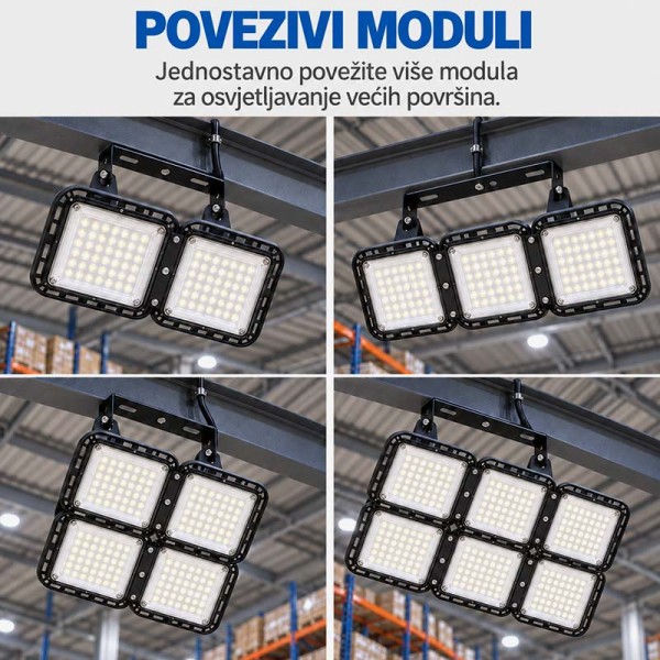Industrijska poveziva LED svjetiljka High Bay 50W 6000 lm 3CCT IP65 Industrijska poveziva LED svjetiljka High Bay 50W 6000 lm 3CCT IP65