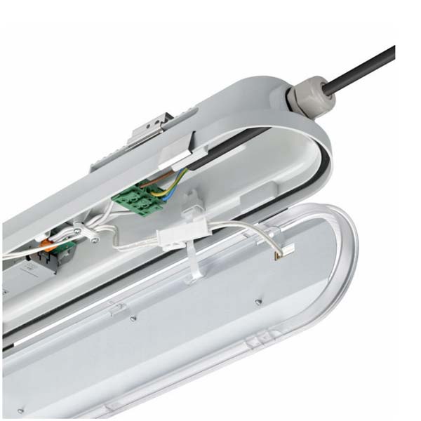 Industrijska vodonepropusna svjetiljka 40W 6000 lm 4000K 150 lm/W IP65 IK09 120 cm