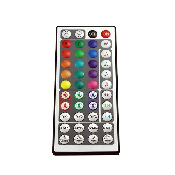 IR Kontroler za LED trake Music mod RGB/RGBW Tuya 44 tipke 12-24V  3 zone
