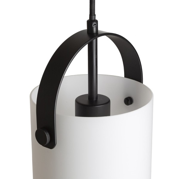 JULIETTA 16 visilica boje opala/crna 230V E27