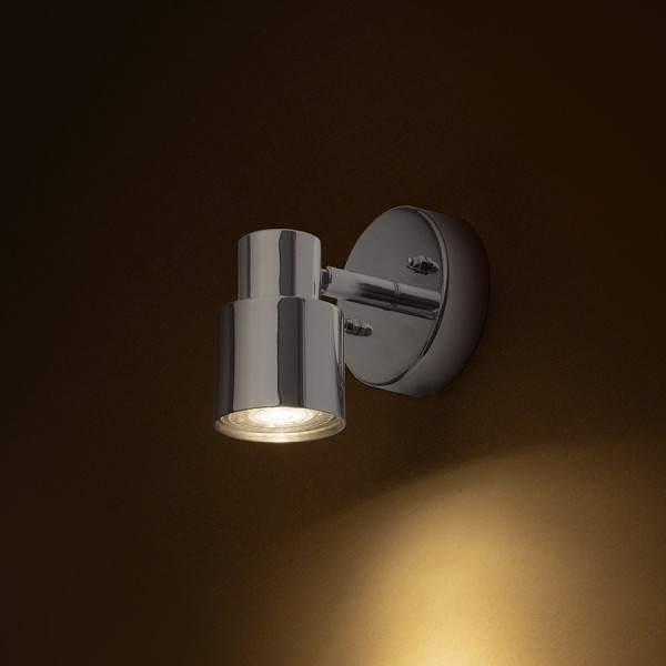 Kupaonski LED reflektor VALTO I krom 230V GU10 LED 5W IP44