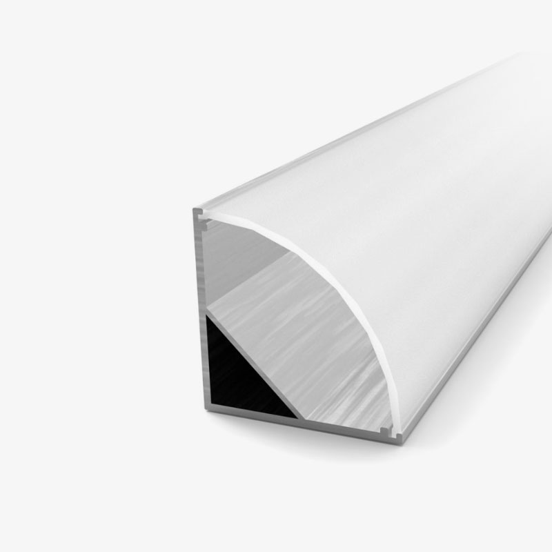 Kutni aluminijski profil za LED traku 15,8 × 10,5 mm – 2 metra