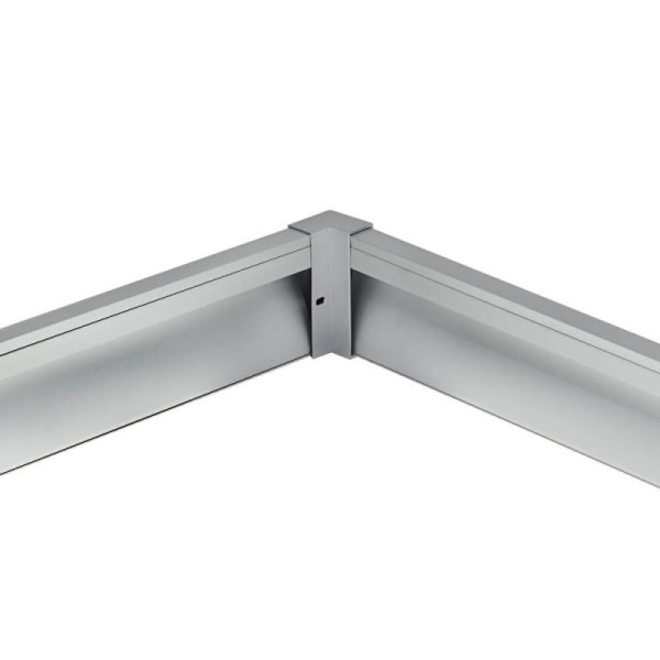 Kutni konektor za zidni LED profil OT15115 Srebrno Oprema za aluminijske profile OT15118S - iDEAL LED | Led žarulje - LED rasvjeta iDEAL LED | Led žarulje - LED rasvjeta Kutni konektor za zidni LED profil OT15115 Srebrno