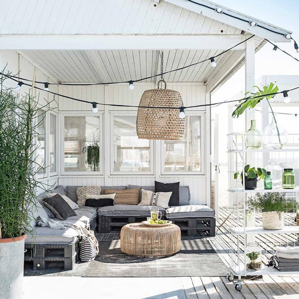 Lanac za LED žarulje E27 10 grla 5.8 metara IP65 Opuštena grla. Lanac za LED žarulje E27 10 grla 5.8 metara IP65 Opuštena grla.