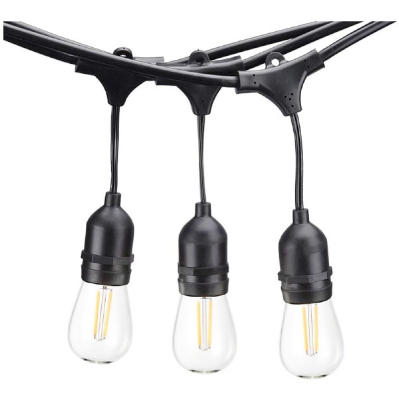 Lanac za LED žarulje E27 15 grla 14.4 metara IP65 opuštena grla