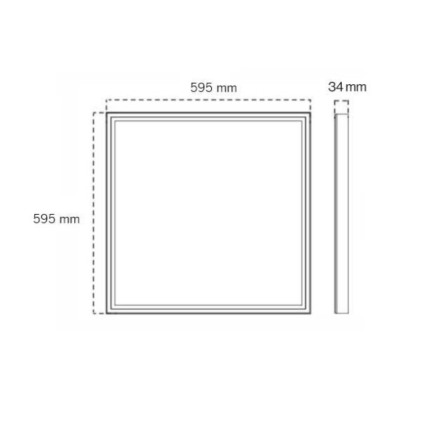 LED Backlit Panel 30W 60x60 AC220-240V 120LM/W 3600 lm IP20