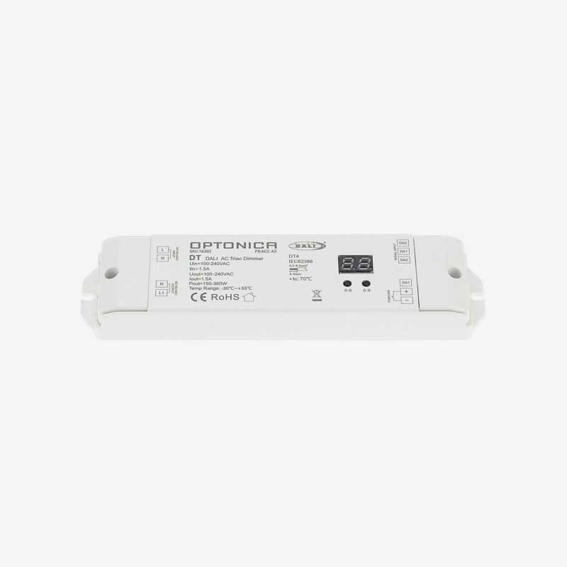 LED dimmer s faznim i sekcijskim rezom, DALI i upravljanje tipkama - 100-240 V AC 1,5 A