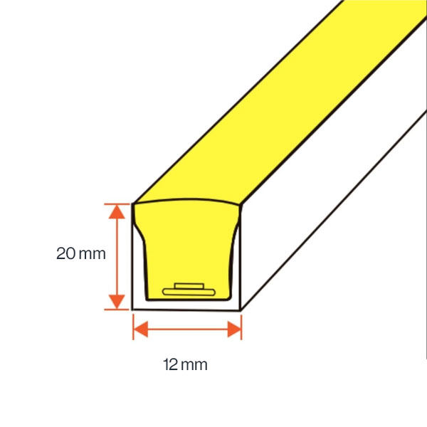 LED FLEX NEON 24V 10 W/m 300 lm/m 12x20 mm 5 metara rola LED neon flex ST4571 - iDEAL LED | Led žarulje - LED rasvjeta iDEAL LED | Led žarulje - LED rasvjeta LED FLEX NEON 24V 10 W/m 300 lm/m 12x20 mm 5 metara rola