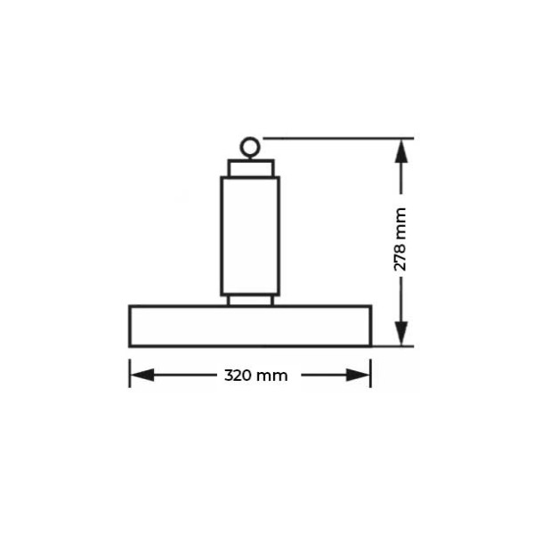 LED High Bay industrijska rasvjeta  150W PHILIPS driver 130 lm/w 19500 lm 5700 K IK09 IP44 120° Dimabilno