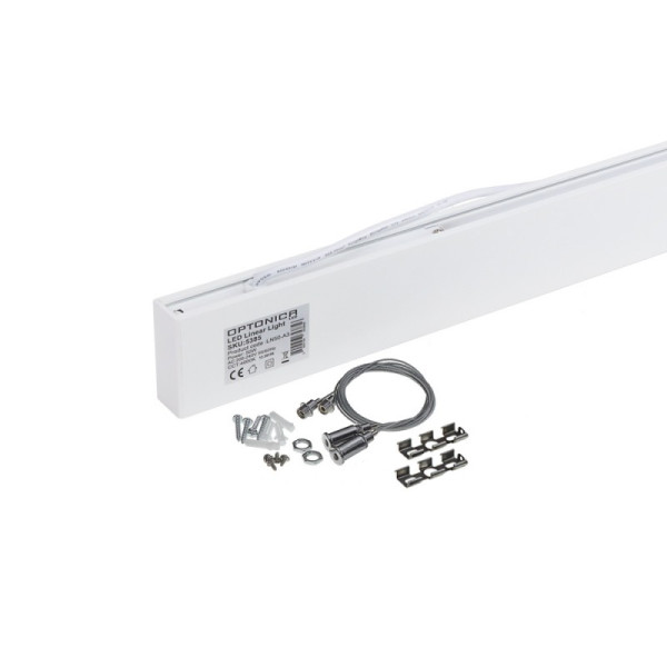 LED linearna viseća svjetiljka nadogradiva/spojiva 50W AC200-240V 4000K 4500lm UGR<19