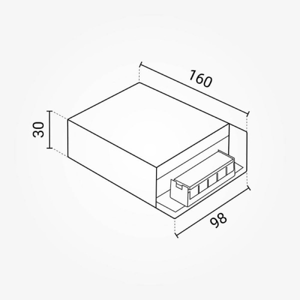 LED NAPAJANJE 120W 48V 2.5A METALNO KUČIŠTE IP20