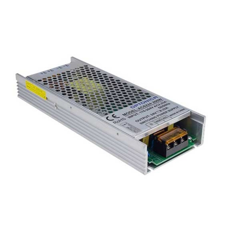 LED napajanje 200W 24V 8.35A Slim metalno kućište