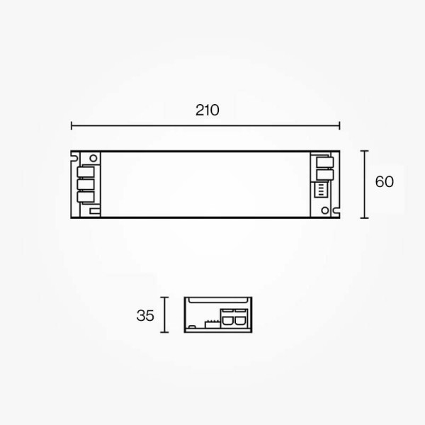LED napajanje 48V 200W 4.17A metalno Slim kućište IP20 LED napajanja 046678 - iDEAL LED | Led žarulje - LED rasvjeta iDEAL LED | Led žarulje - LED rasvjeta LED napajanje 48V 200W 4.17A metalno Slim kućište IP20