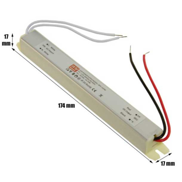 LED NAPAJANJE SUPER SLIM 18W 24V 0.75A ALUMINIJ KUĆIŠTE