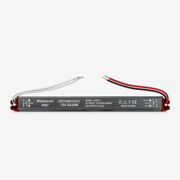 LED napajanje Super slim 24W 12V 2A aluminij kućište IP67