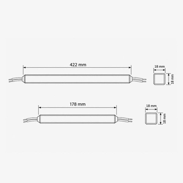 LED napajanje Super slim 24W 12V 2A aluminij kućište IP67