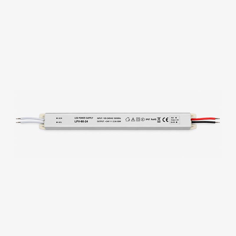 LED napajanje Super slim 48W 24V 2A aluminij kućište IP67