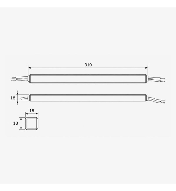 LED napajanje Super slim 72W 24V 3A aluminij kućište