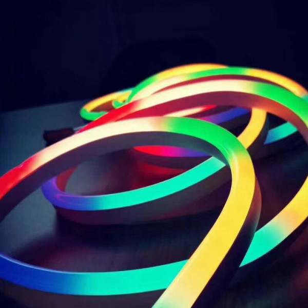 LED NEON FLEX 12W/M 24V IP65 RGB 10 meta...