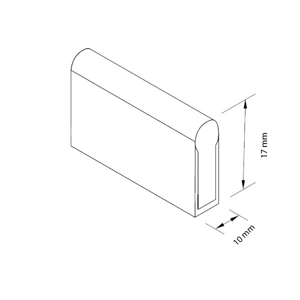 LED NEON FLEX 8.5W/M 220V IP65 2800K - Kolut 50 metara