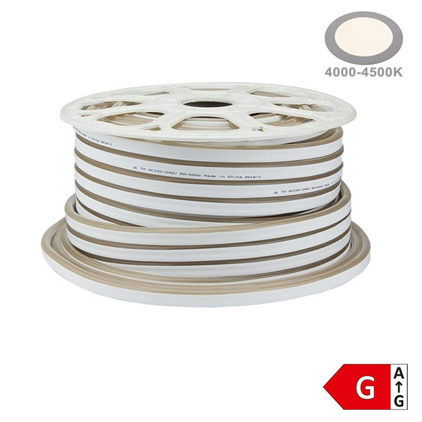 LED NEON FLEX 8.5W/M 220V IP65 4000K - Kolut 50 metara LED neon flex ST4580 - iDEAL LED | Led žarulje - LED rasvjeta iDEAL LED | Led žarulje - LED rasvjeta LED NEON FLEX 8.5W/M 220V IP65 4000K - Kolut 50 metara