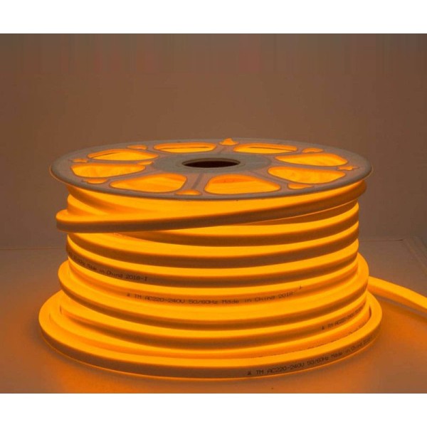 LED NEON FLEX 8.5W/M 220V IP65 Amber - Zlatno žuta - Kolut 50 metara LED neon flex ST4586 - iDEAL LED | Led žarulje - LED rasvjeta iDEAL LED | Led žarulje - LED rasvjeta LED NEON FLEX 8.5W/M 220V IP65 Amber - Zlatno žuta - Kolut 50 metara