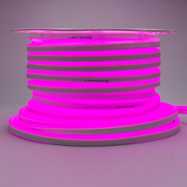 LED NEON FLEX 8.5W/M 220V IP65 PINK - Kolut 50 metara