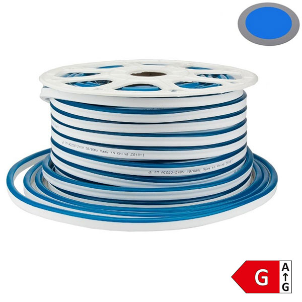 LED NEON FLEX 8.5W/M 220V IP65 Plava - Kolut 50 metara LED neon flex ST4583 - iDEAL LED | Led žarulje - LED rasvjeta iDEAL LED | Led žarulje - LED rasvjeta LED NEON FLEX 8.5W/M 220V IP65 Plava - Kolut 50 metara