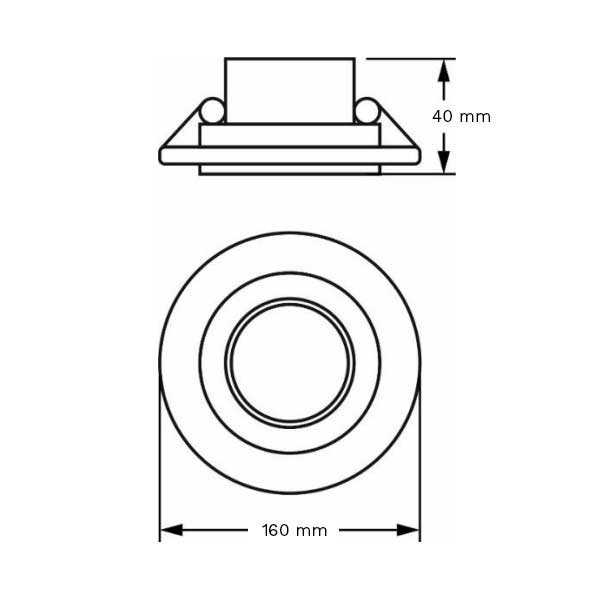 LED PANEL 12W STAKLENI Okrugli 230V IP20 LED unutarnja rasvjeta 011058 - iDEAL LED | Led žarulje - LED rasvjeta iDEAL LED | Led žarulje - LED rasvjeta LED PANEL 12W STAKLENI Okrugli 230V IP20