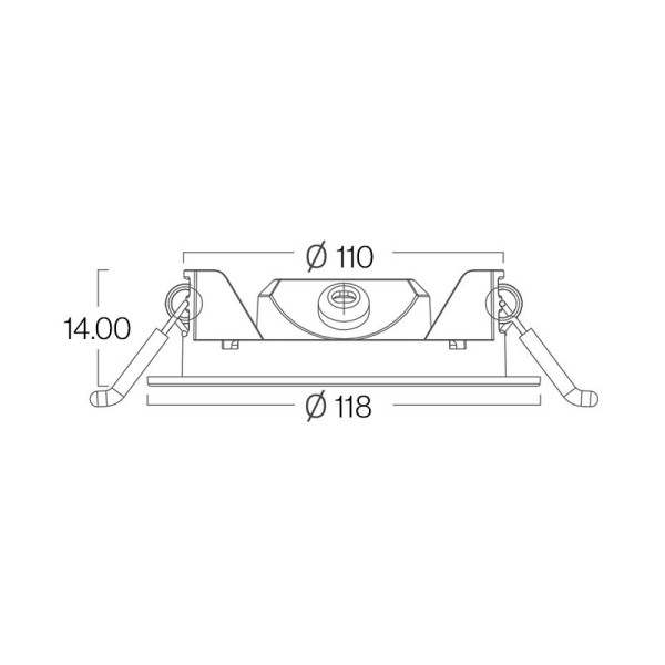 LED panel ugradbeni okrugli 6W 540 lm AC175-265 V IP20 LED panel ugradbeni okrugli 6W 540 lm AC175-265 V IP20