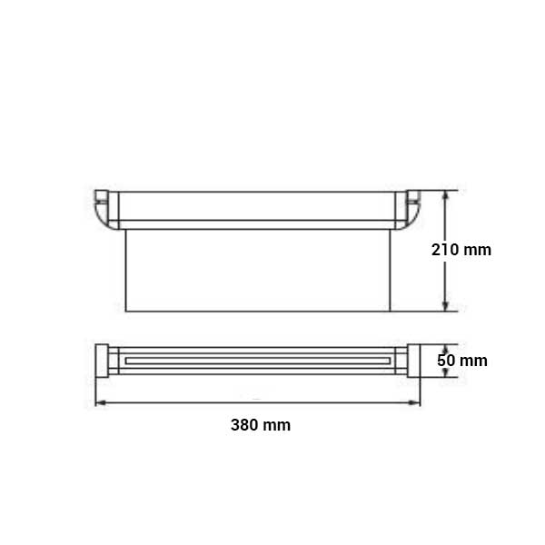 LED PANIK RASVJETA UGRADBENA STRELICA BOČNO 1.5W IP21